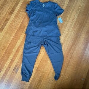 Med Couture Charcoal Scrub Set